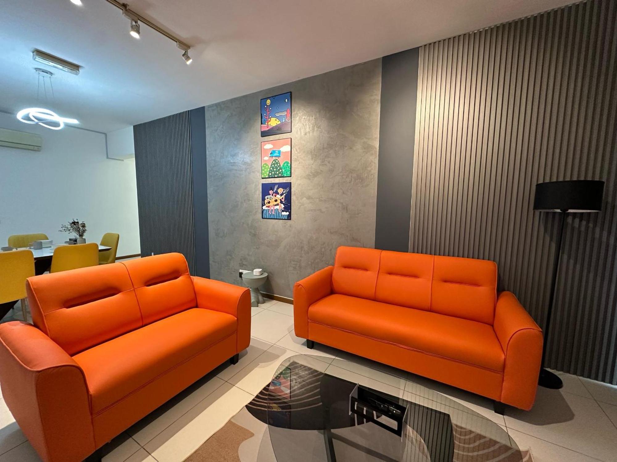 New 4queen Bed 3 2cp Near Gurney With Tvbox And Ktv Set Apartment Tanjung Tokong