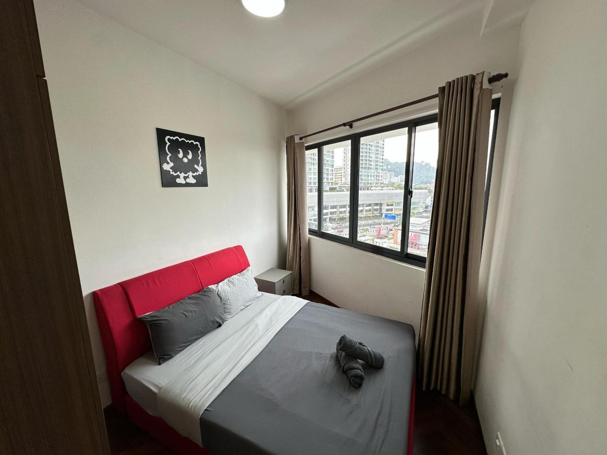 Apartment New 4queen Bed 3 2cp Near Gurney With Tvbox And Ktv Set
