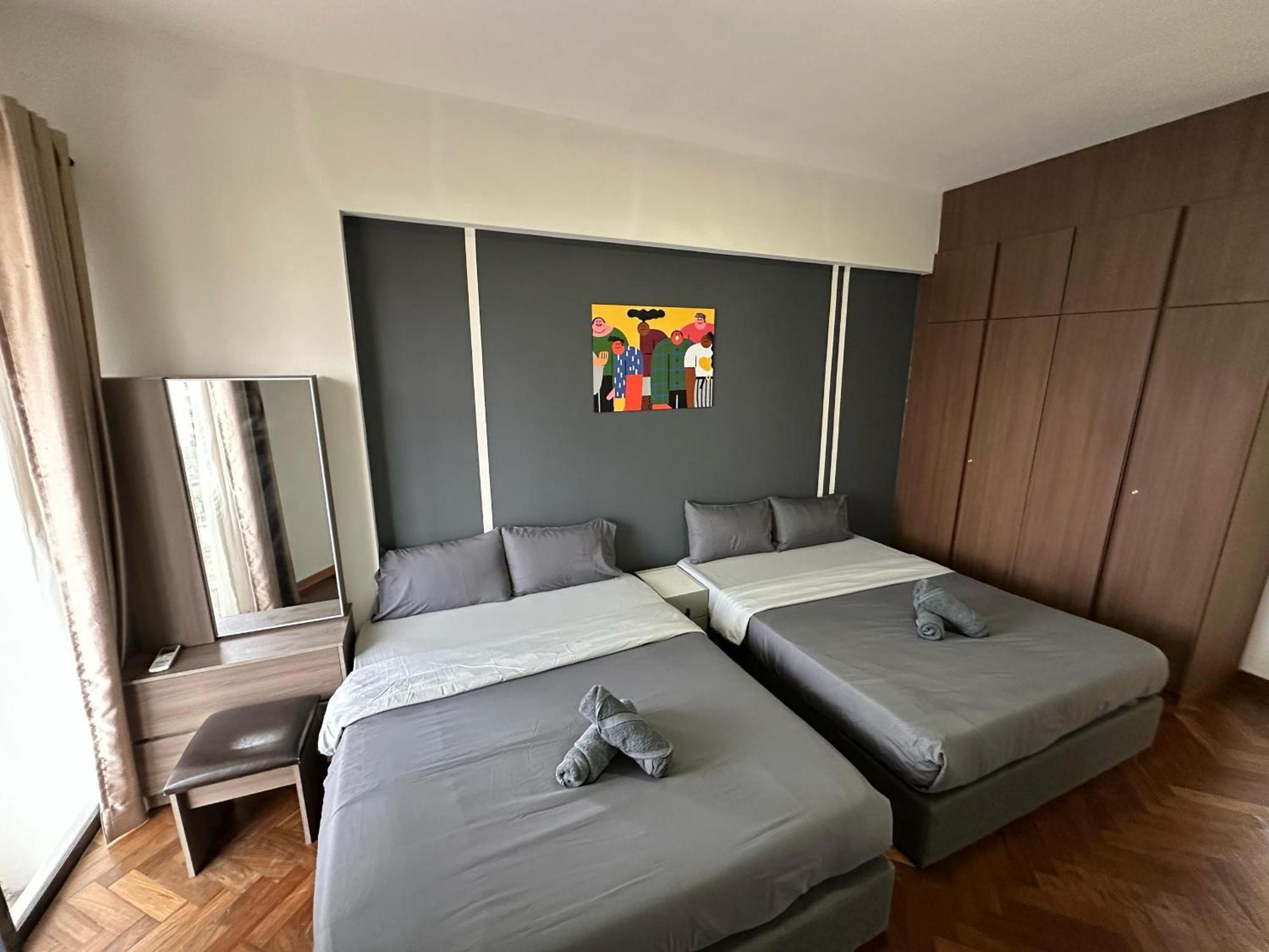 New 4queen Bed 3 2cp Near Gurney With Tvbox And Ktv Set * Tanjung Tokong